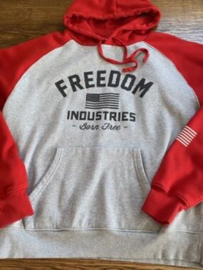 Freedom Industries born free hoodie sweatshirt